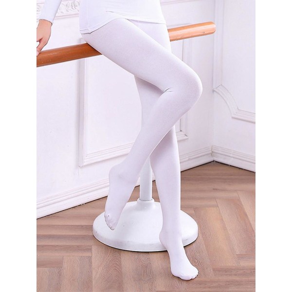 Stretchy dansetights for jenter Komfort Fargerike leggingsbukser Elastiske balletttights for jenter CMK Orange S