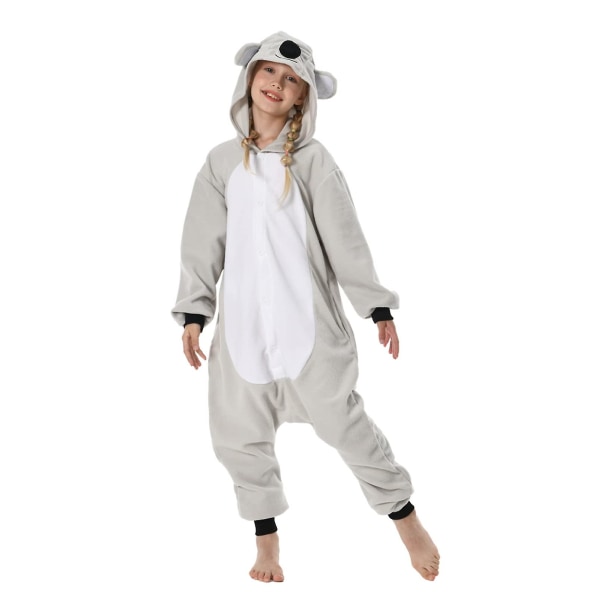 Unisex børne onesie pyjamas plys kostume Sødt Halloween kostume K Koala 115