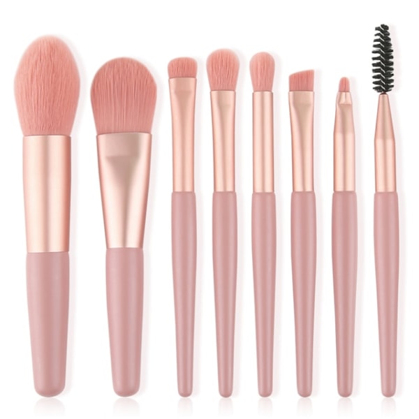 8-Pack Professional Makeup Brush Set Verktøybørster