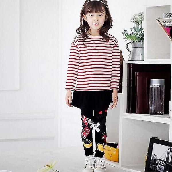 Mickey og Minnie leggings til børn Black 3-4 Years