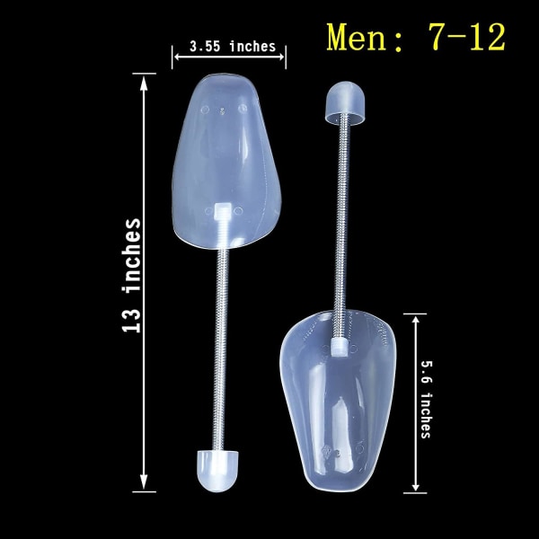 10 par plastsko trebårer for menn (hvit)