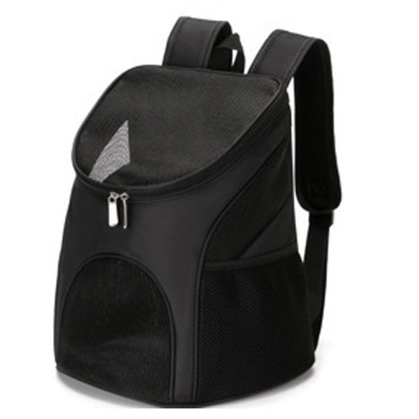 Små hundar Cats Carrier Ryggsäck Andningsväska med Mesh black