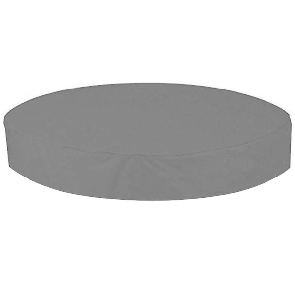 Outdoor waterproof round bathtub cover Gray 190x30cm