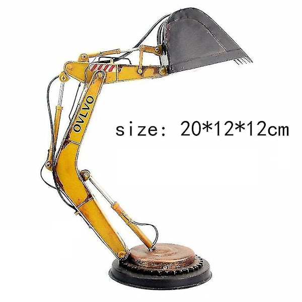 Gravemaskin Robotarm Skrivebordslampe Kreativ Bord Led Nattlampe