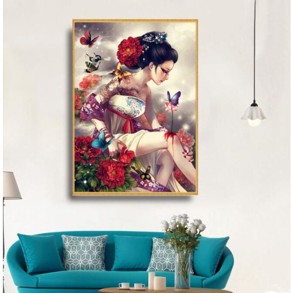 5D DIY Beauty Peony Diamond Painting (30*40cm)