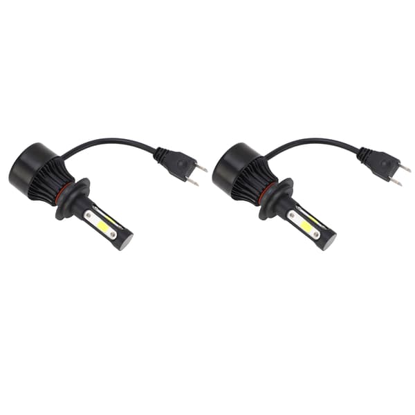2 stk Bilfrontlykter Universal H7-kontakt LED-frontlyspære Fjernlys Lyssterkt frontlys 0.1