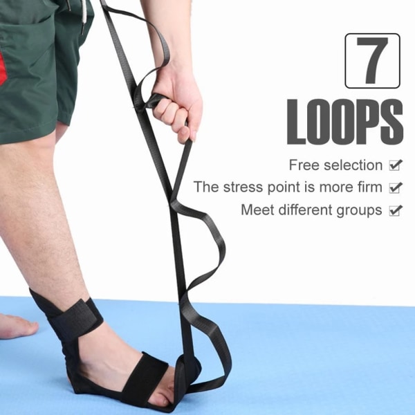 Jooga Joustavuus Jalka Paarihihna Trainer Stretch Belt