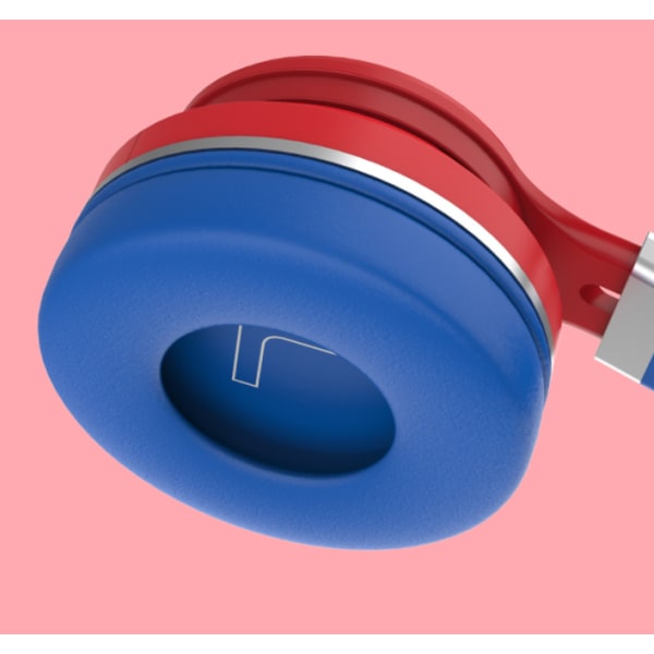 Hodetelefoner Cat Ear Bluetooth Wireless Over red