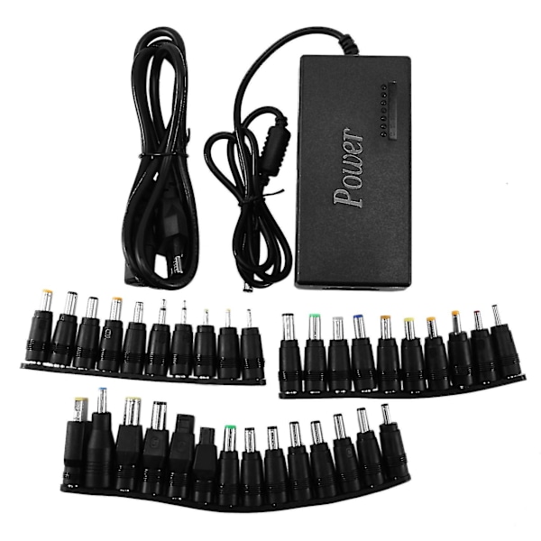 Universell DC 12v 15v 16v 18v 19v 20v 24v 4.5a 4a Justerbar Strömförsörjningsadapter 34 Avtagbara Pluggar För-YuJia