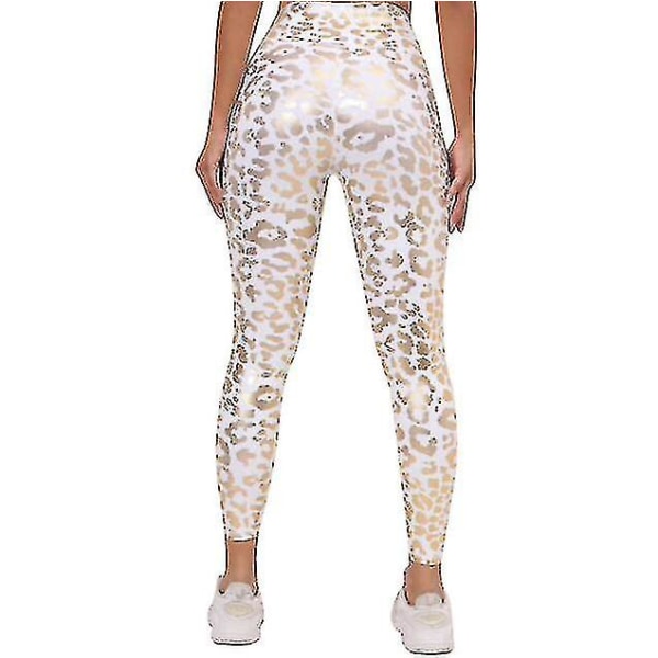 High Waisted Leggings For Women,printed Pants For Running Cycling Yoga CMK white S