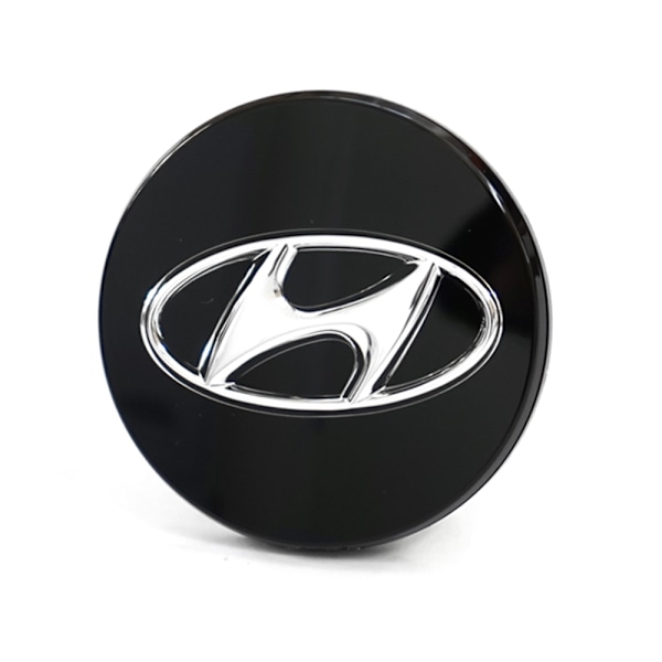 4 kpl - Hyundai Keskikupit / Pyörännavan Embleemi - Auto 65 60mm - Svart