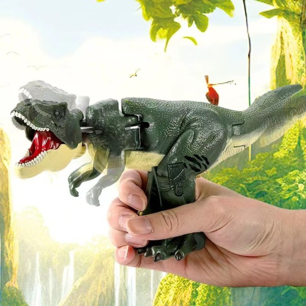 Simulert T. rex med stemmepresset dinosaurleke for barn som svinger og biter
