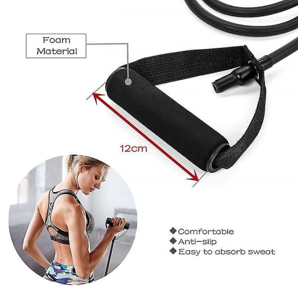 Yoga Pull Rope Elastic Resistance Bands Fitness Rope Rubber Band