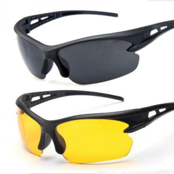 Explosion Proof Sunglasses Outdoor Cycling Glasses 黄色