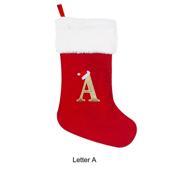 Personalized Christmas Stockings - Festive Ambiance With Precision Large Red A