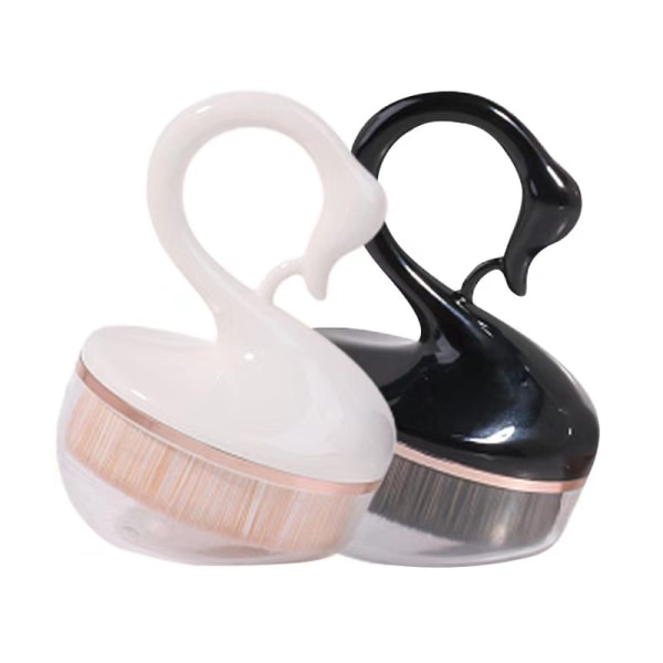 Little Swan Foundation Brush Saumaton meikkisivellin black