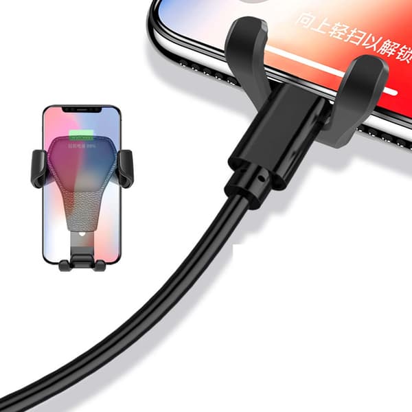 Universal Mobilholder til Bil Mobil/GPS Holder til Bilen sort black