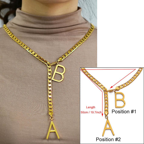 Alphabet Necklace Personalized Letters Necklaces Women Mom Customize Initial Jewelry Party & Weeding Productss 226606 CMK