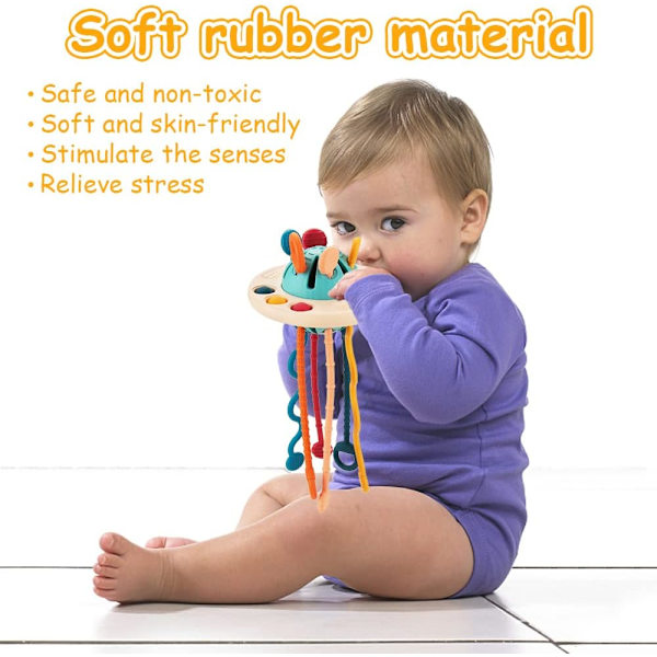 Montessori-babyleker 12-18 måneder, babyleker 6-12 måneder, sensoriske leker A
