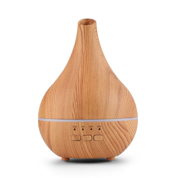 Portable USB Woodgrain Retro Humidifier brown