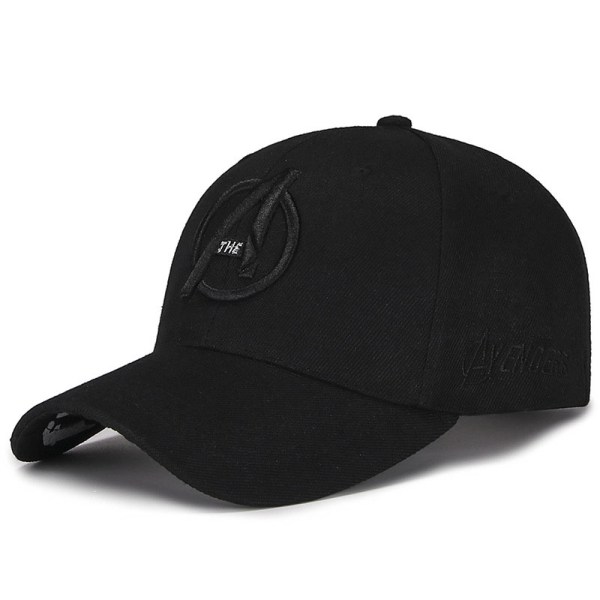 Baseballcapser for menn våren casual all-match toppede caps solhatter black A