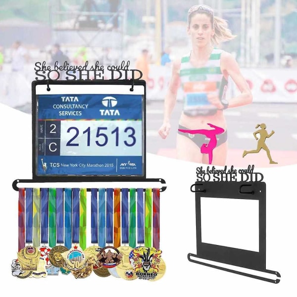 Medal Display Hanger Rack Marathon Women's Competition Sport