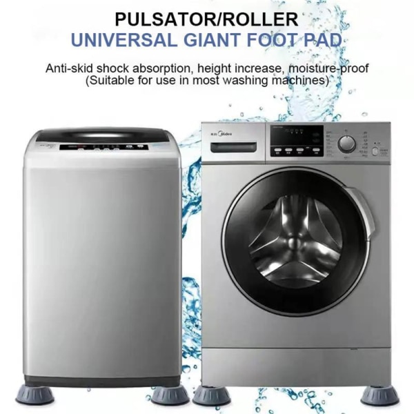 Vibrationsdæmper til vaskemaskine og tørretumbler gray