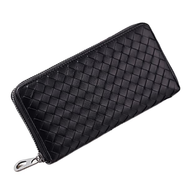 Musta lompakko punottu Black Black Svart