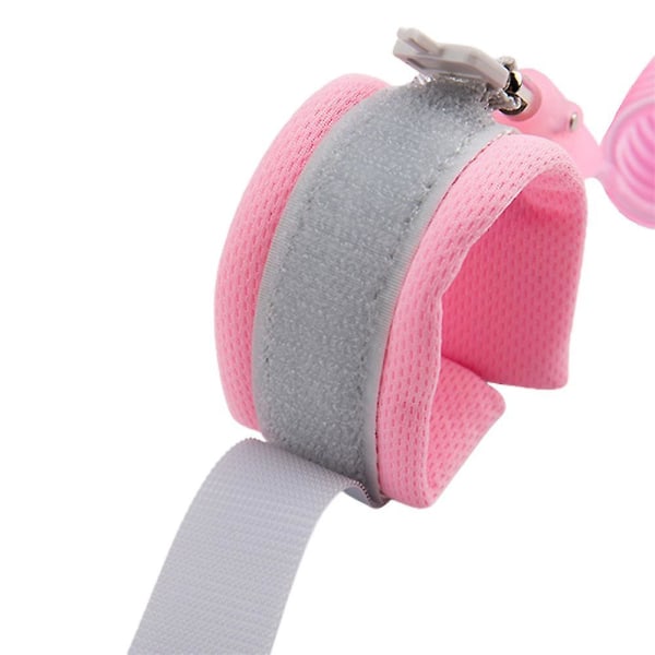 Baby Anti Lost Band Safety Link Sele Håndleddsrem Belte+lås Rosa