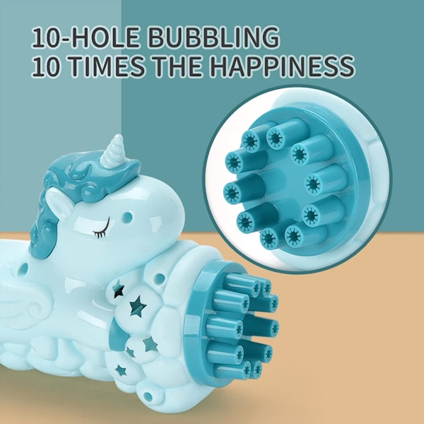 Bubble Machine Unicorn Bubble Gun for barn for Bubble rosa