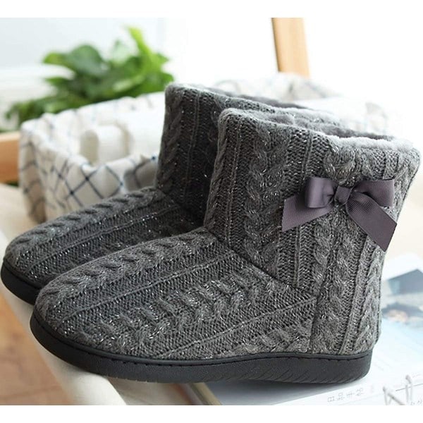 Lämpimät tossut naisille Homeboots 39-40 C Grau