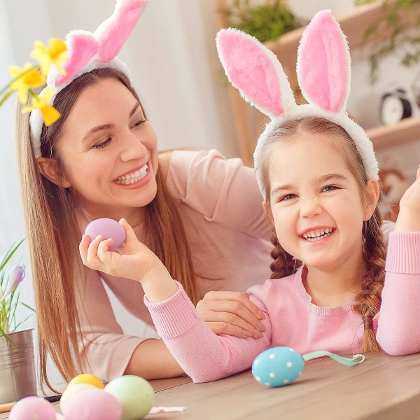 Plys Bunny Ears Pandebånd Hårbånd Tilbehør Halloween pink