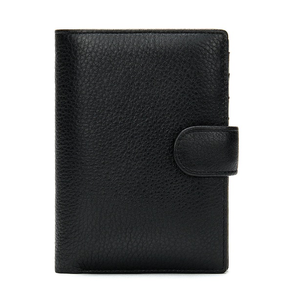 Plånbok for herr i skinn black one size
