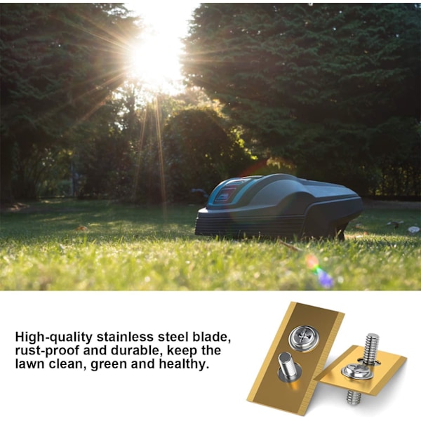 30 pack Knivblad i titan till Worx Landroid Guld Gold one size