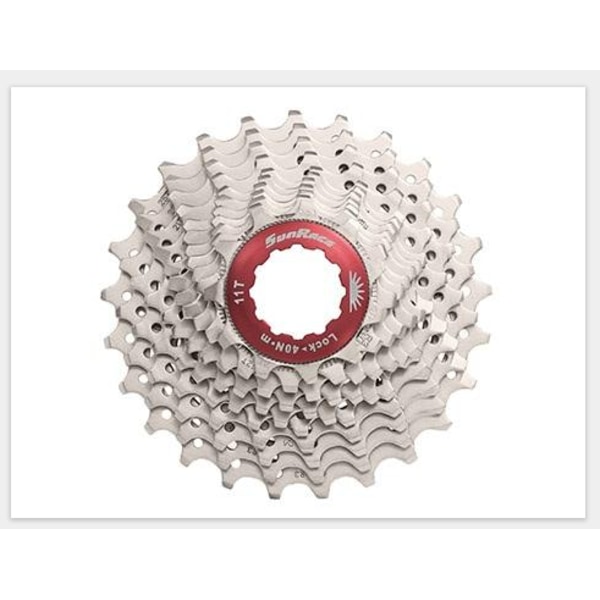 SunRace CSRX1 11-nopeuksinen Metallinen Kasettipakka 11-25T