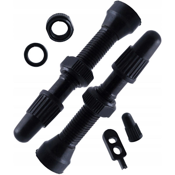 TREZADO Tubeless Ready UST Ventiler 2 stk Sort
