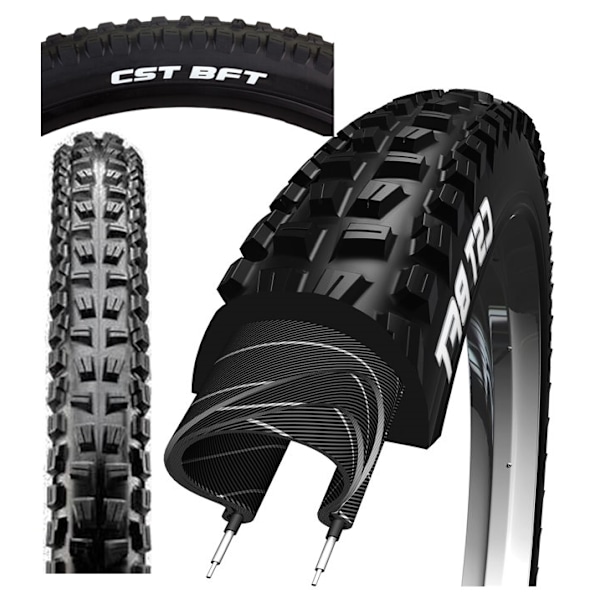 CST C1752 BFT 26x2,25 Dæk til All Mountain Freeride 54-559 Trådprofil