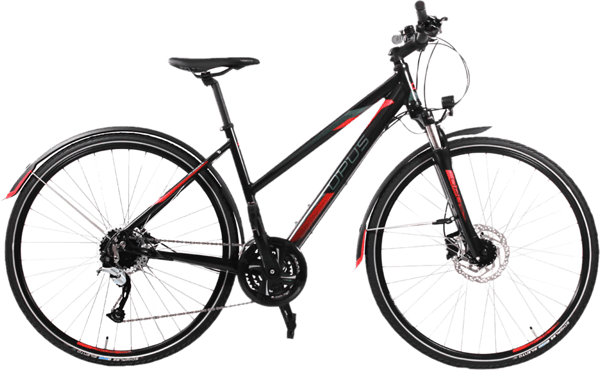 SIMPLA 28" UBIQUIT Skærme til Bycykler - Sort, 50mm