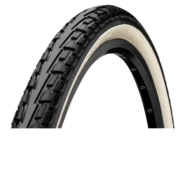 Continental Ride Tour Cykeldæk 700x32c Sort/Hvid m. Trådkant - Alsidigt Vejgreb og Komfort