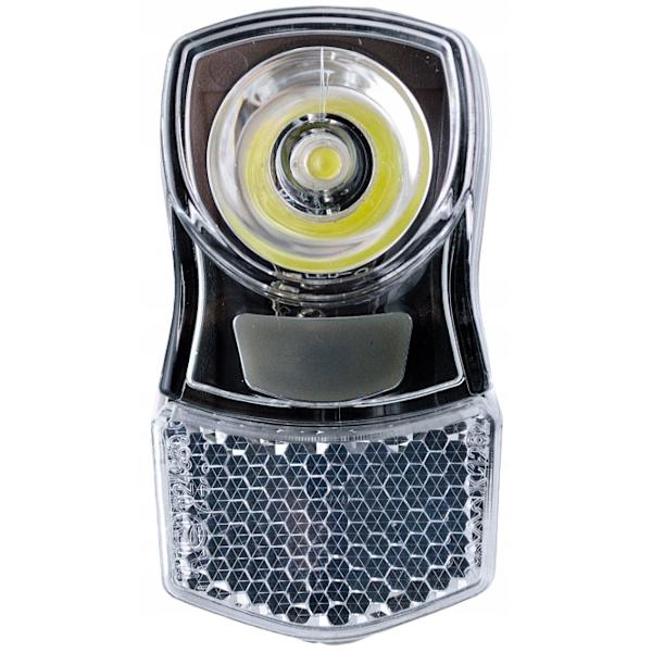 XC210 Cykellampa 1W LED framgaffelmontering