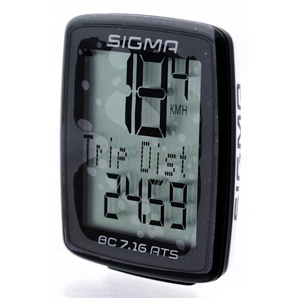 SIGMA BC7.16 Langaton Pyörämittari, Musta