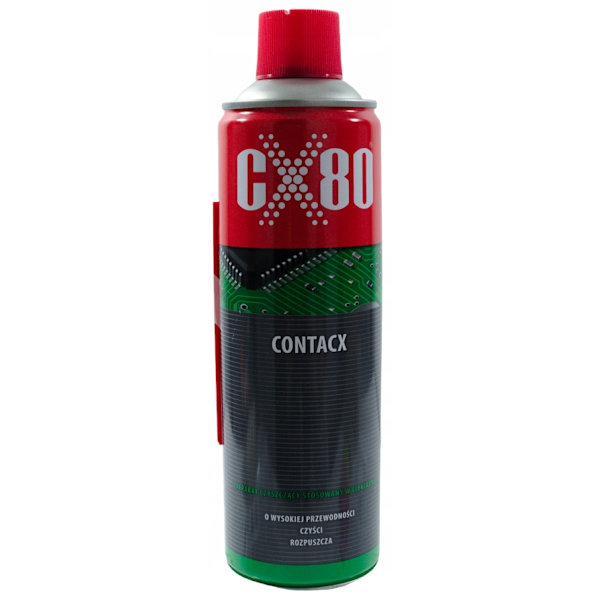 CX80 Sähköpuhdistusaine 500ml - Kontakti- ja sähköliitosten puhdistukseen