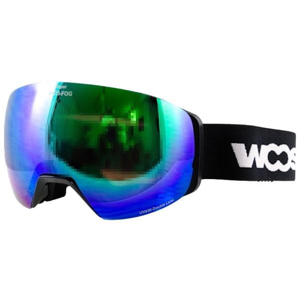 Woosh Skid- och Snowboardglasögon Revo Shift UV400 - Imfri, Unisex, Svart/Blå, 2024 Kollektion