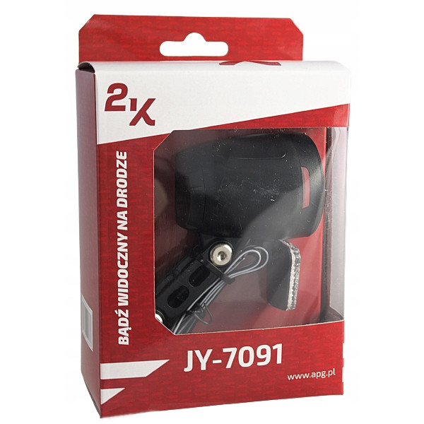 Tehokas Polkupyörän LED-etuvalo Dynamolla, 90 Lux, ON/OFF-kytkin
