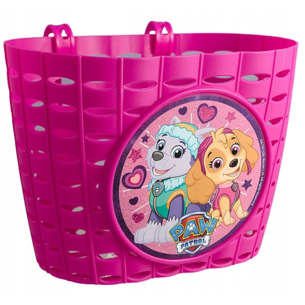 Plastkorg för Cykel och Sparkcykel - Paw Patrol Design