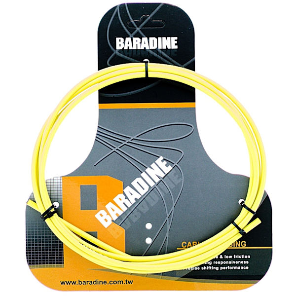 Baradine Cykel Gearkabelhylster 2,2m i Gul