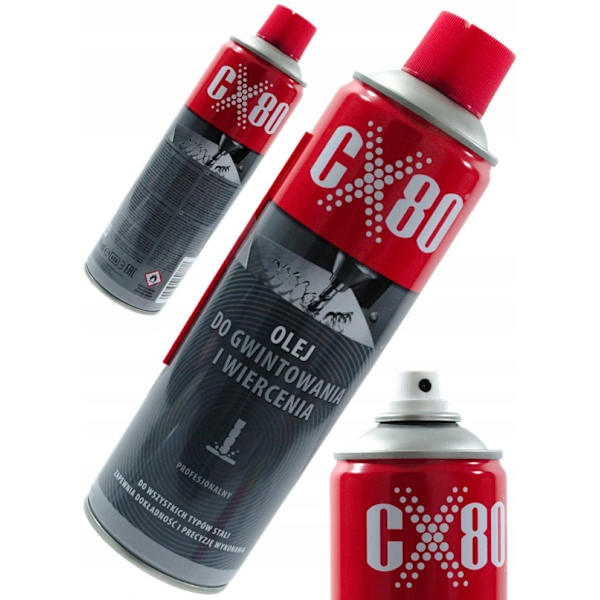 CX80 Kierteitys- ja Porausöljy 500 ml - Ammattimainen Työstö- ja Porauksen Suosikki