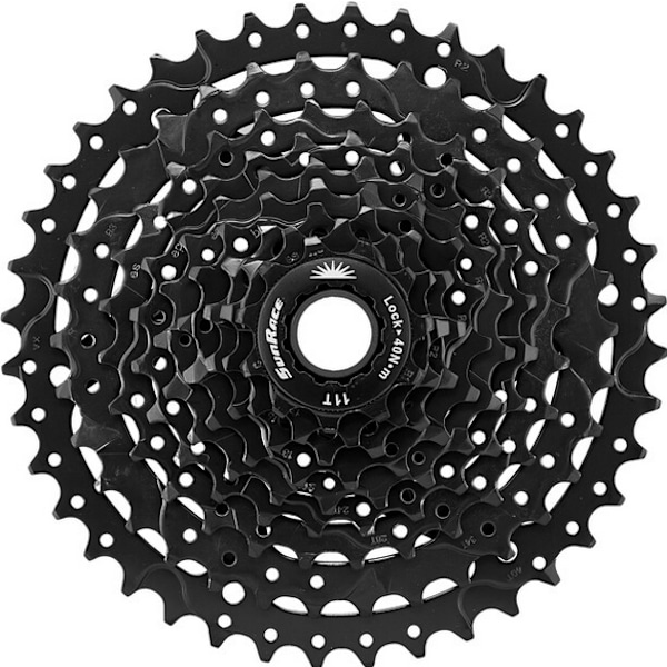 Sunrace Kassette 9-speed 11-40 CSM980AX Sort