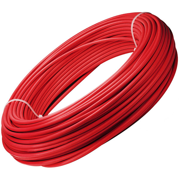 Alhonga 4mm Punaisen Vaihdevaijerin Suojus, Teflonpinnoitettu, 5m