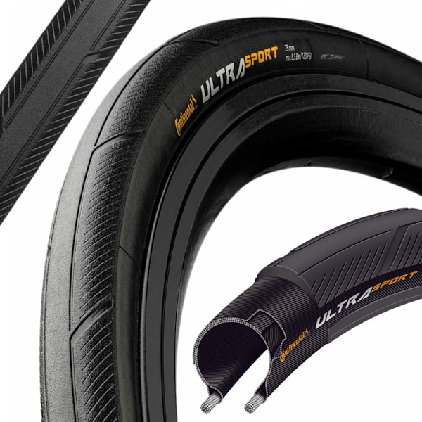 Continental Ultra Sport III Vikbar Däck 700x25c